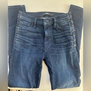 Hudson skinny jeans, high rise size 25